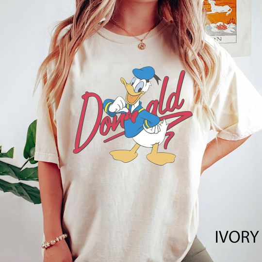 Vintage Donald Duck Shirt, Disney Donald Shirt, Donald Duck Character Shirt, Funny Donald Duck Shirt