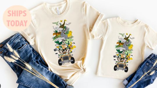 Mickey Mouse Safari Shirt, Mickey Animal, Animal Kingdom Shirt