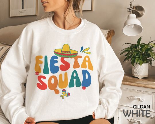 Final Fiesta Bachelorette Party Sweatshirt, Retro Fiesta Squad Sweatshirt