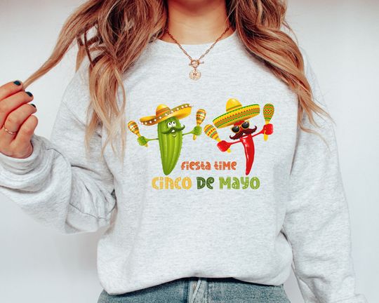 Cinco De Mayo Fiesta Sweatshirt | Fun Summer Sweatshirt