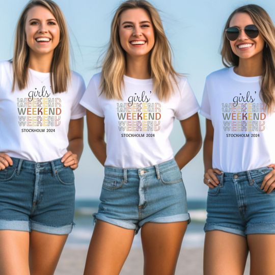 Girl's Trip Vacation Personalized Shirt