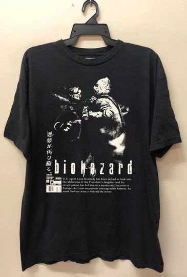 Resident Evil Gaming Shirt, Leon S Kennedy Vintage T-Shirt, Leon S Kennedy Gift