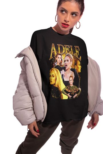 Vintage Adele Rap T-Shirt, Rapper Singer Shirt