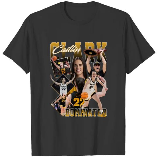 Caitlliinn Cllaarkk T-shirt, Basketball Player MVP Slam Dunk Merchandise Vintage Tee