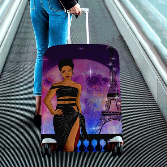 A Night In Paris Luggage Cover