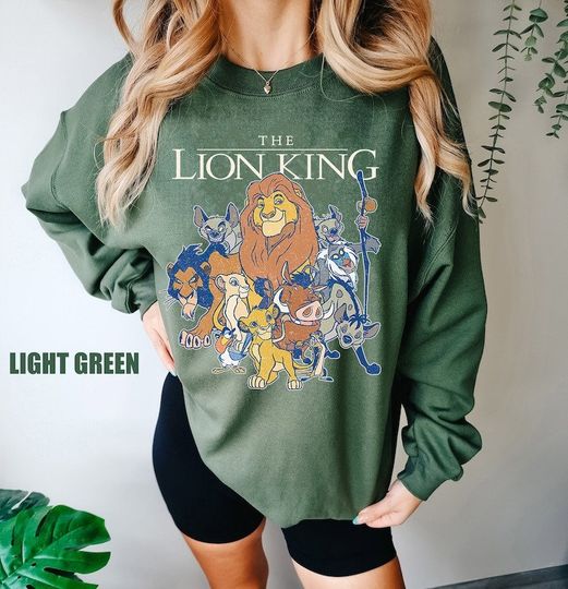 Vintage Lion King Sweatshirt, Hakuna Matata Hoodie, Animal Kingdom Shirt, Simba And Friends Shirt, Disney Family Vacation Shirt