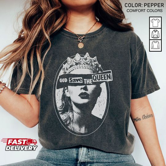 God Save The Queen Shirt, Reputation Era Inspired Shirt, Eras Tour Shirt