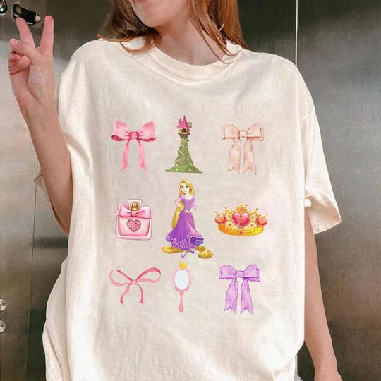 Disneyland Princess Coquette Shirt Rapunzel Coquette Shirt