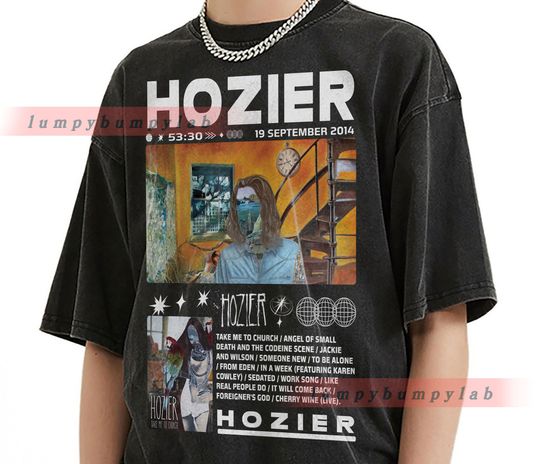 Vintage 90s Hozier Rap Shirts, Hozier Unisex Gift Hozier Album Shirt