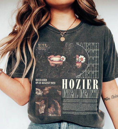90s Hozier Graphic Shirt, Hozier Music Shirt, Hozier Unreal Unearth Tour 2024 Tee