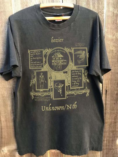 Hozier 90s Vintage Shirt, Hozier Unreal Unearth Tour 2024 Tee, Album Hozier Shirt