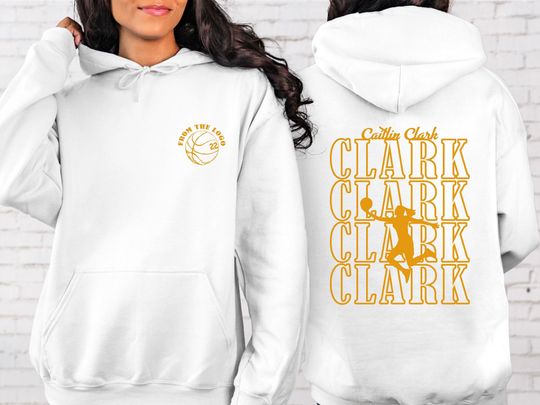 Caitlin Clark Basketball Hoodie, From The Logo 22 Hoodie