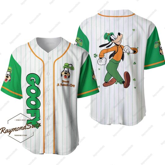 Goofy Patrick's Day Baseball Jersey, Goofy Jersey Shirt