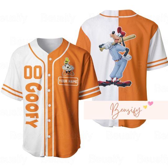 Goofy Jersey Shirt, Custom Goofy Baseball Jersey