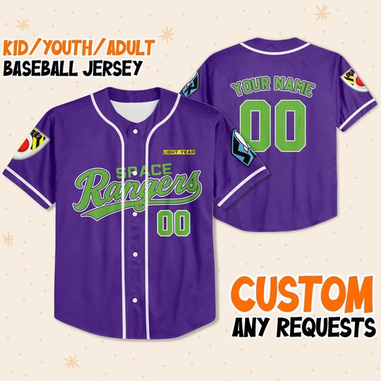 Buzz Lightyear Baseball Jersey