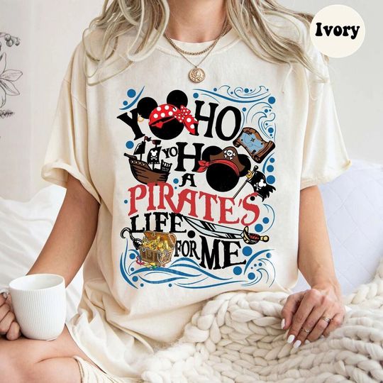 Disney Pirates Of The Caribbean Shirt, Mickey Caribbean Shirt