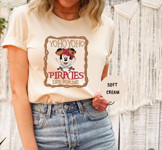 Yo Ho Yo Ho A Pirate's Life For Me Shirt, Disney Pirate Shirt