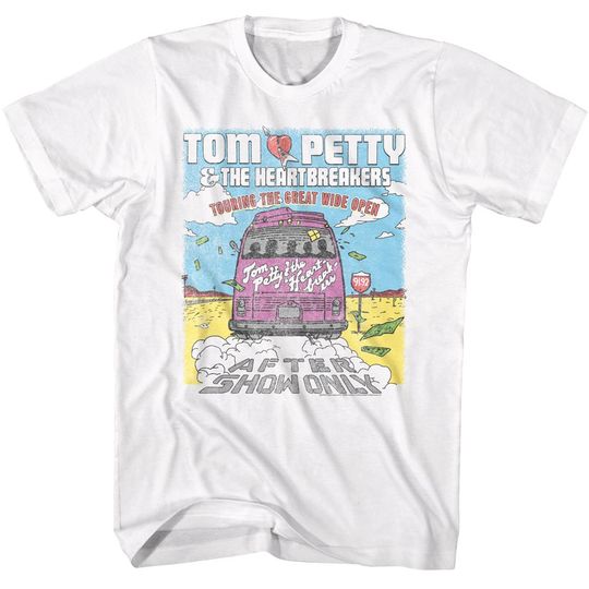 Tom Petty & the Heartbreakers Touring the Great Wide Open Rock Music Shirt