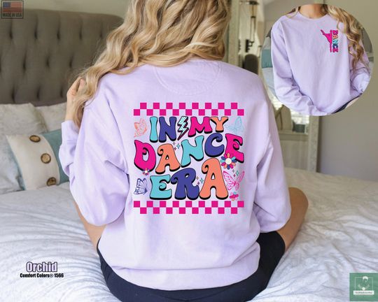 In My Dance Era Comfort Colors Sweatshirt, Funny Dancer Sweater, Dance Lover Sweatshirt, Ballet Dancer Tee, Ballerina Shirt, Dancing Gift
