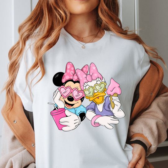 Minnie Mouse And Daisy Duck Shirt, Disney Mickey Mouse Friends Shirt