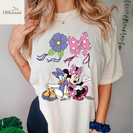 Retro Minnie And Daisy Best Friends Shirt