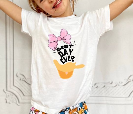 Daisy Duck Kids Shirt, Disney Set, Disney Vacation Shirt