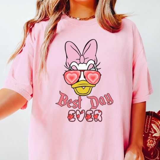 Best Day Ever Daisy Duck Shirt, Funny Graphic Tshirt