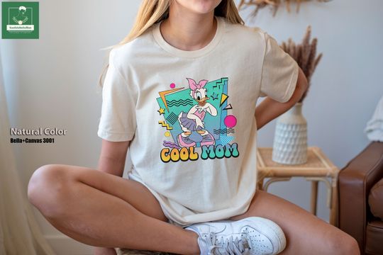 Retro 90s Daisy Duck Cool Mom Shirt, Vintage Disneyland Mothers Day T-shirt