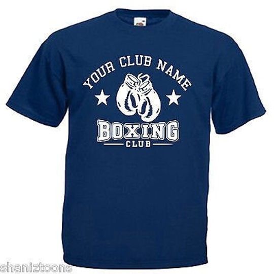 Boxing club boxer adults mens t shirt