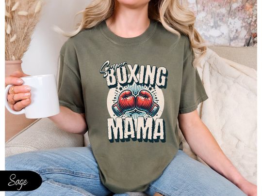 Boxing Mom Shirt, For Mom, Sport Mom, Mom Birthday Gift, Gift For Mom, Boxing Gift, For Boxing, For Boxing Fan, Boxing Player Gift