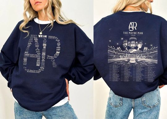 AJR The Maybe Man Tour 2024 sweatshirt
