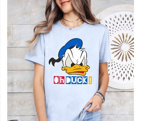Oh Duck Donald Duck Angry Bird Disney Shirt, Disney Donald Shirt