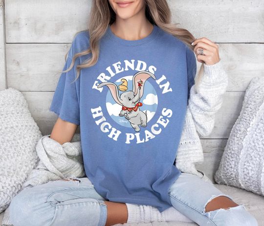 Friends In High Places Dumbo And Timothy Disney Shirt