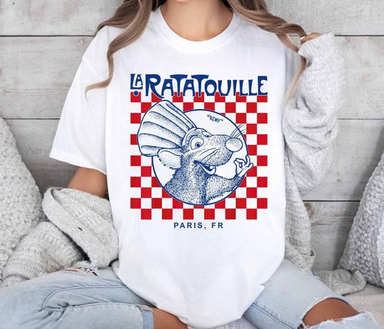 Disney Ratatouille Remy Checkerboard Shirt