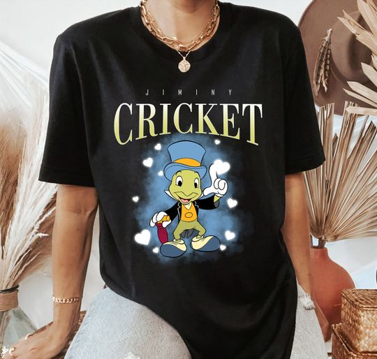 Jiminy Cricket T-Shirt, Disney Pinocchio T-shirt