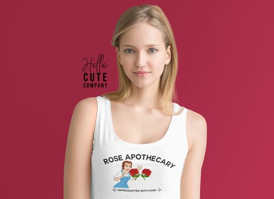 Belle Rose Apothecary Tank Top, Disney Characters Tank Top