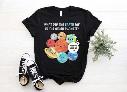 Solar System Planets T-Shirt, Space Geeks Gift, Space Shirt, Solar System Hoodie, Nasa Tank Top, Nasa Shirt, Astronomy Shirt, Kids Astronaut