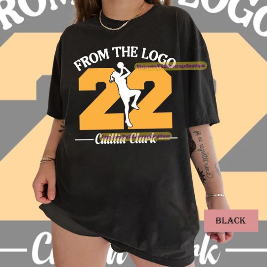 Vintage From The Logo #22 Caitlin Clark Shirt