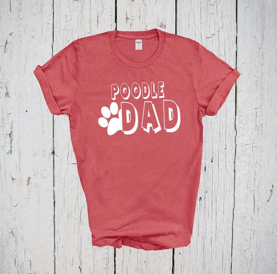 Poodle Dad Shirt, Dog Dad Shirt, The Dogfather Shirt, Standard Poodle, Poodle Dad T Shirt, Poodle Dad Gift, Poodle Dad Gifts, Poodle Tshirt