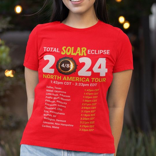 Solar Eclipse 2024 T-Shirt, Eclipse Event 2024 Shirt