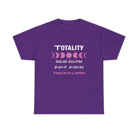 Twice Total Eclipse t-shirt, Total Solar Eclipse shirt