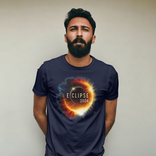 Total Solar Lunar Eclipse 2024 T-shirt - Celestial Lunar
