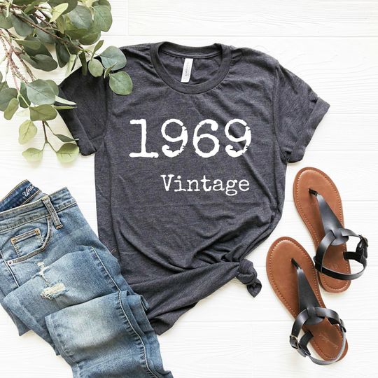 55th Birthday T-Shirt, Vintage 1969, Funny 55th Birthday Shirt, 55th Birthday Gift, Women 55th Birthday Shirt, 1969 Shirt