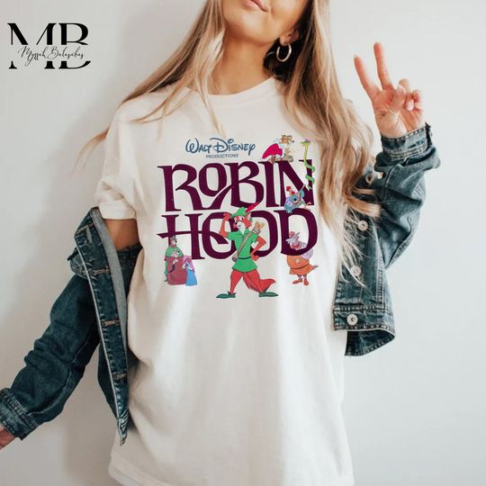 Retro Disney Robin Hood Shirt, Robin Hood Tshirt