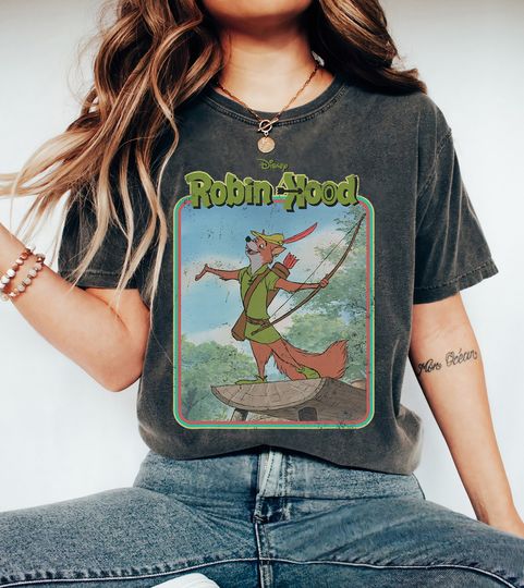 Disney Robin Hood Retro T-Shirt, Retro 90s Hood Life Shirt