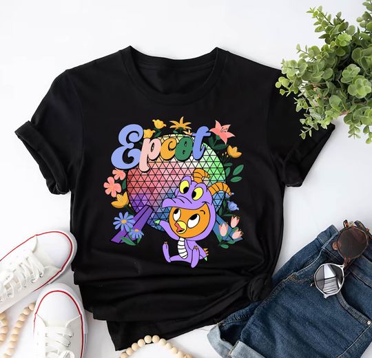 Disney Orange Bird Figment Flower Festival Shirt, Disney Epcot Shirt, Disney World Shirt, Orange Bird Shirt, Purple Dragon Shirt