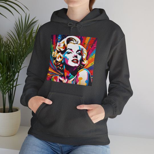 Marilyn Monroe Unisex Heavy Hoodie Sweatshirt