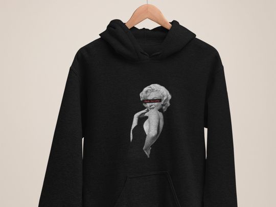 Marilyn Monroe Iconic Hoodie | F*ck Society Quote