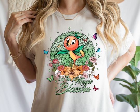Disney Orange Bird Shirt, Epcot Flower & Garden Festival Shirt, Orange Bird Flower Festival Shirt, Disney Spring Shirt, Epcot Shirt
