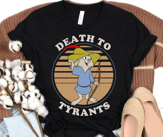 Robin Hood Skippy Rabbit Death To Tyrants Shirt, Retro Robin Hood T-Shirt